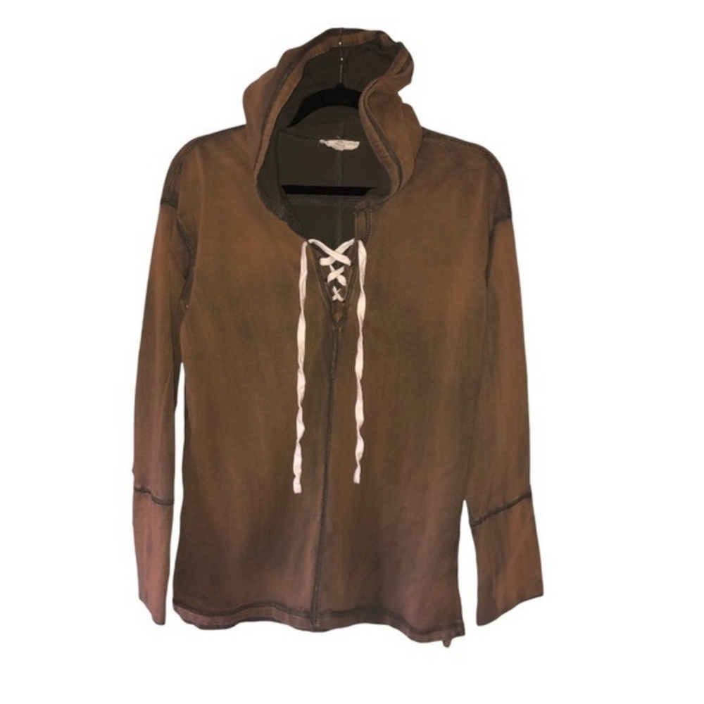 ❄️ 5 for $25 ❄️ Lace Up Pullover Hoodie Women’s Small